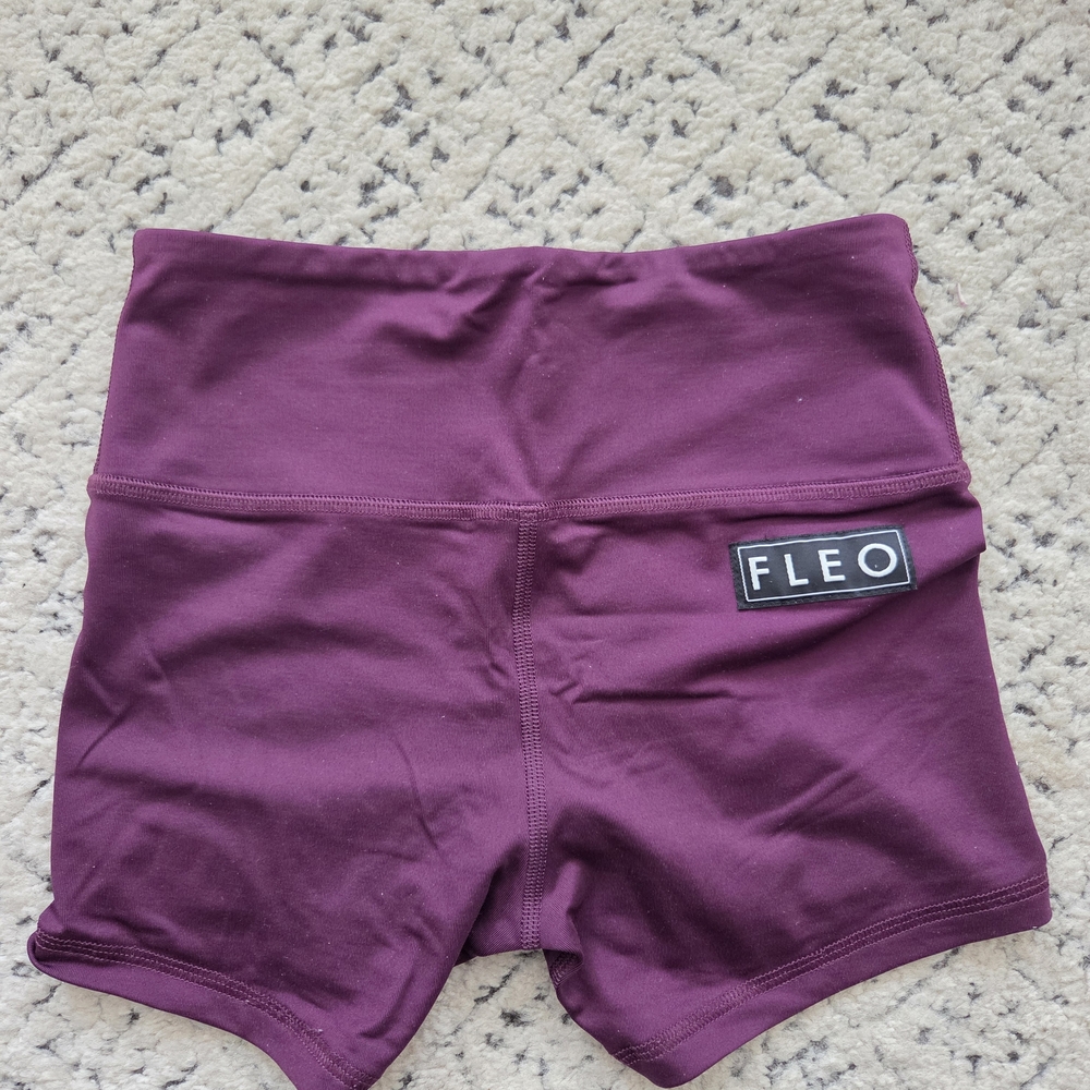 Purple Fleo Shorts